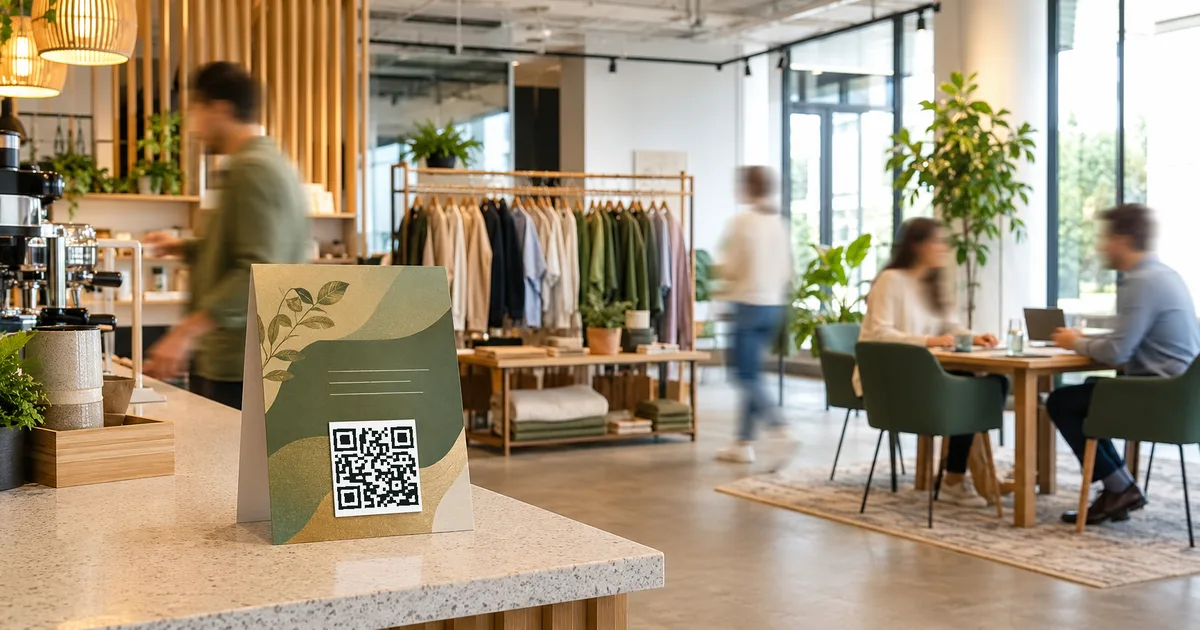 QR codes pour chaque secteur